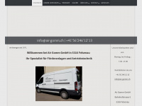 air-gomm.ch Webseite Vorschau
