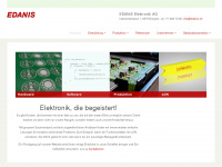 edanis.ch Webseite Vorschau