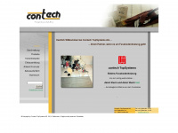 contech.ch Webseite Vorschau