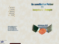 mimas.ch Webseite Vorschau