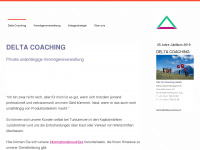 deltacoaching.ch Webseite Vorschau