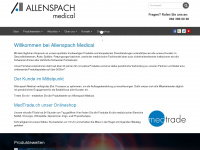 allenspachmedical.ch Webseite Vorschau