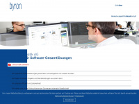 byron.ch Webseite Vorschau