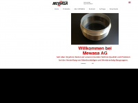 mewasa.ch Webseite Vorschau