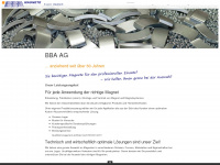 bba.ch Webseite Vorschau