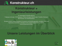 konstrukteur.ch Webseite Vorschau