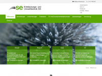 se-entstaubung.ch Webseite Vorschau