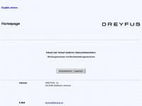 dreyfus.ch Webseite Vorschau