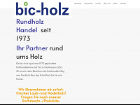 bic-holz.ch Webseite Vorschau
