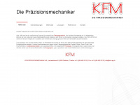 kfm-ag.ch Webseite Vorschau