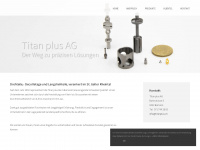 titanplus.ch Webseite Vorschau