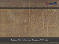 creamet.ch Webseite Vorschau