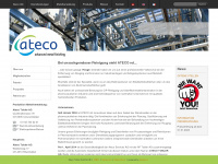 ateco.ch Webseite Vorschau