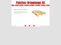 paletten-ag.ch Webseite Vorschau