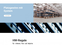 hw-regale.ch Webseite Vorschau