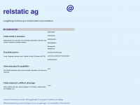 relstatic.ch Webseite Vorschau