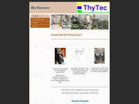 thytec.ch Webseite Vorschau