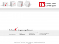 furrerkartonagen.ch Webseite Vorschau