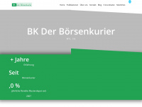 boersenkurier.ch Webseite Vorschau