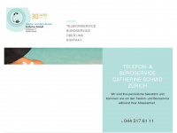 telefonservice.ch Webseite Vorschau