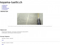 koyama-luethi.ch Webseite Vorschau