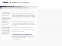 sprachdienste.ch Webseite Vorschau