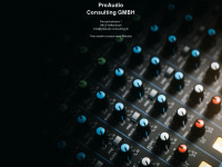 proaudio-consulting.ch Webseite Vorschau