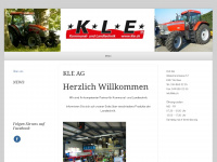 kle.ch Webseite Vorschau