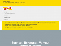 elmerservice.ch Webseite Vorschau