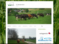 weidemilch.ch Webseite Vorschau