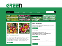 greenpflanzenhandel.ch Webseite Vorschau