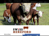swisshereford.ch Webseite Vorschau