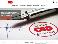oic-izs.ch Webseite Vorschau
