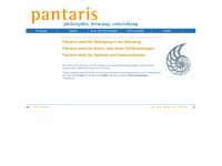 pantaris.ch Webseite Vorschau