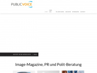 public-voice.ch Webseite Vorschau