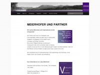 meierhofer-partner.ch Webseite Vorschau