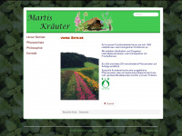 martis-kraeuter.ch Webseite Vorschau