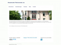 hagmanntreuhand.ch Webseite Vorschau