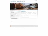 alfida.ch Webseite Vorschau