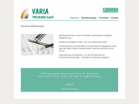 varia-treuhand.ch Webseite Vorschau
