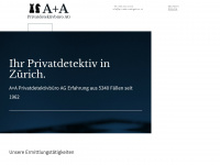 privateinvestigation.ch Webseite Vorschau