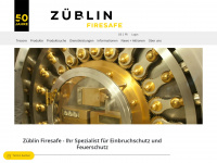 zueblin-firesafe.ch Webseite Vorschau