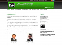 hdg-security.ch Webseite Vorschau