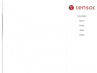 tensor.ch Webseite Vorschau