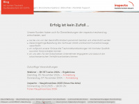 inspecta.ch Webseite Vorschau