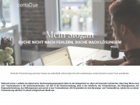 contadue.ch Webseite Vorschau