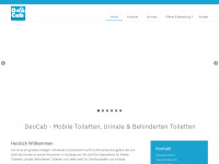 deocab.ch Webseite Vorschau