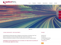 splicetec.ch Webseite Vorschau