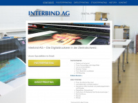 interbind.ch Webseite Vorschau