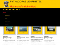 pythagoras.ch Webseite Vorschau